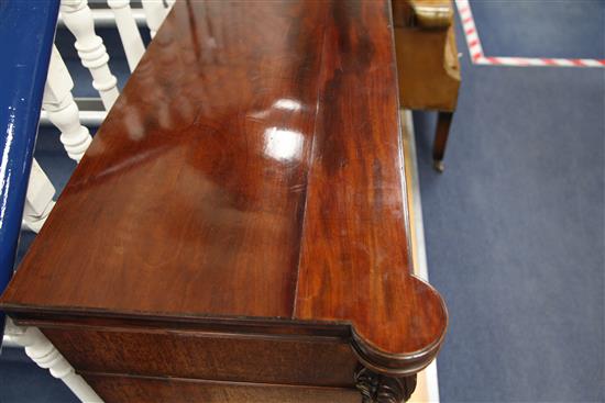 An early 19th century mahogany side cabinet, W.4ft 4in.